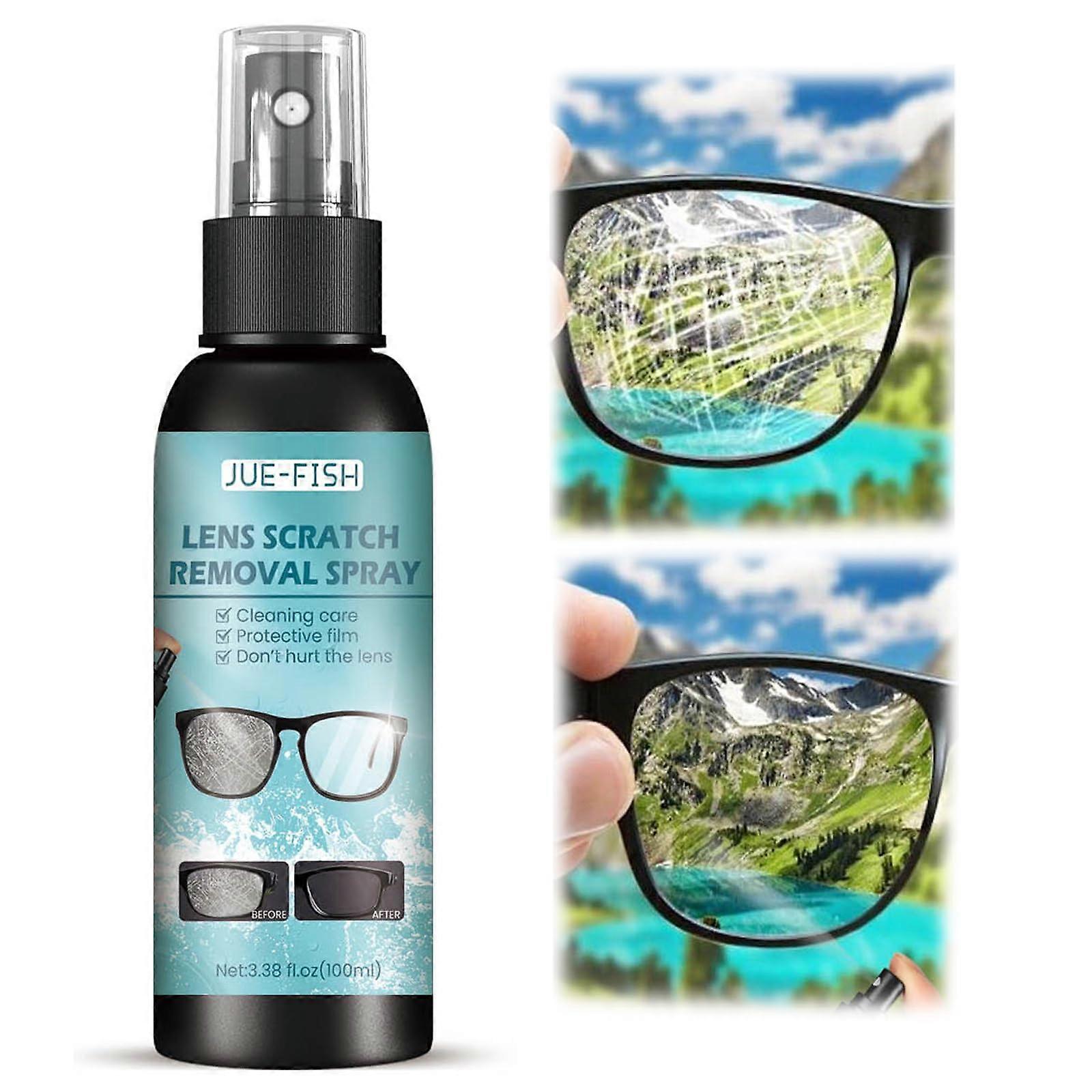 Lens Scratch Remover Spray for Glasses and Sunglasses Quick  Cleaner Solution 1pc