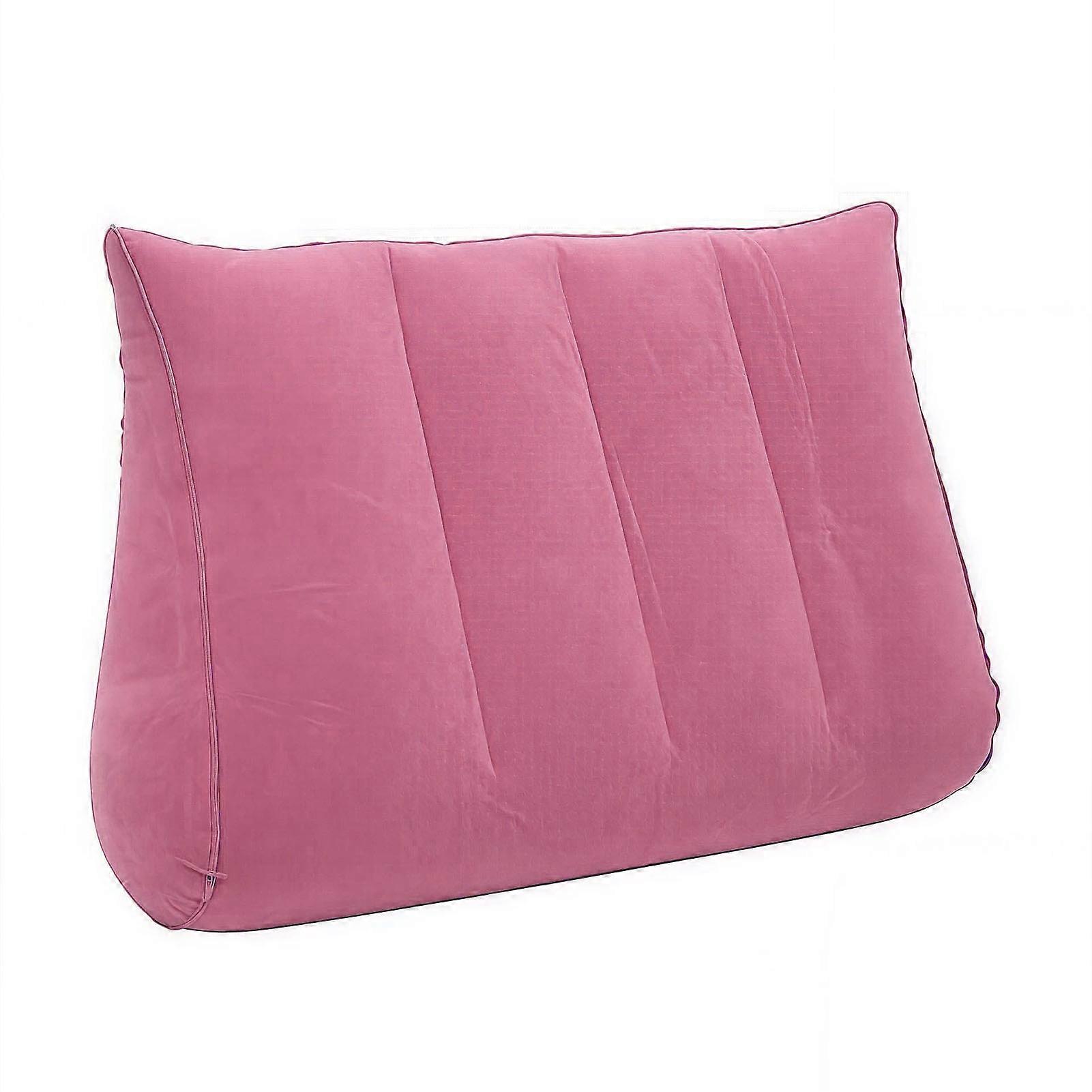 Multi Purpose Inflatable Cushion with Triangular Design for Sleeping