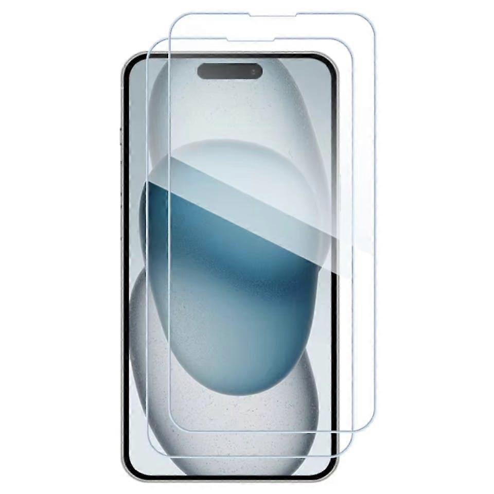 2-Pack iPhone 16 Tempered Glass Screen Protector