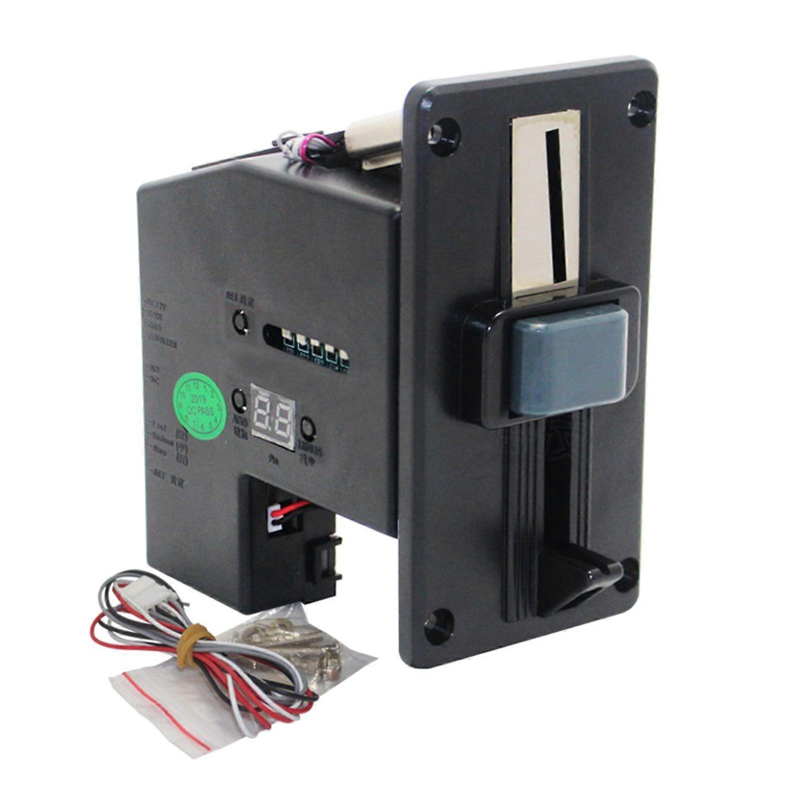 LED Multi Coin Acceptor Electronic Roll Down Coin Selector for Arcade Game