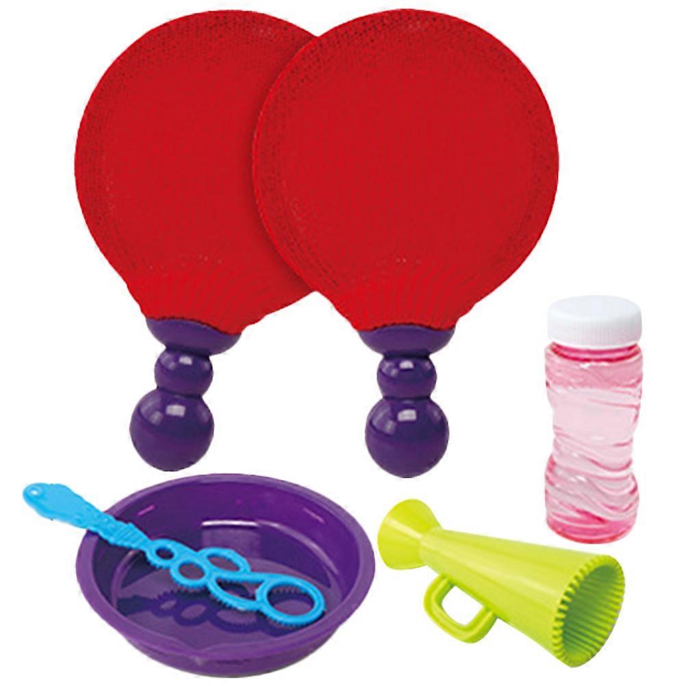 Bubble Racket for Kids Outdoor Fun 3Sets Bubble Making Playing Toy