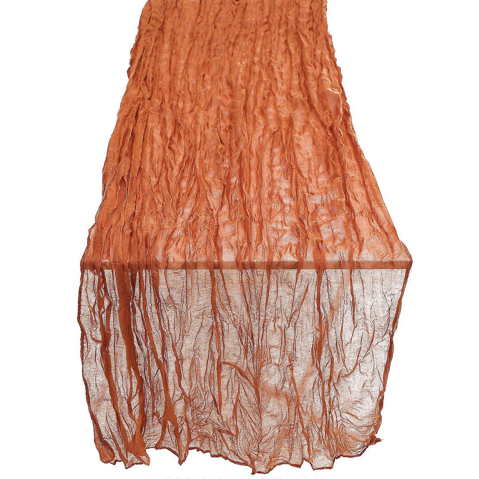 Rustic Table Runner for Decoration Cheesecloth Wedding Table Runner