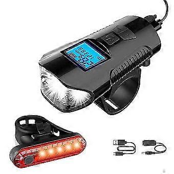 Bike Light Set for Mountain Bike Safety and Visibility -New-4-27
