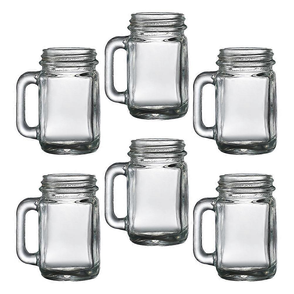 Small Drinking Glasses Wine Cup Serving Drinks Bar Service 6Pack