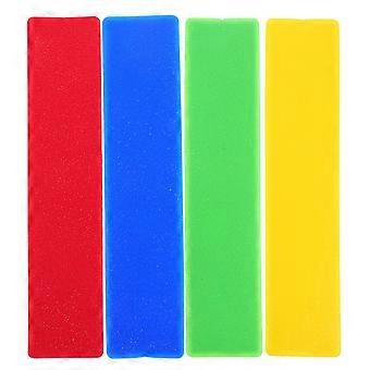 Tennis Court Line Marker Ground Sticker for Sports Use 8Pcs Assorted Color