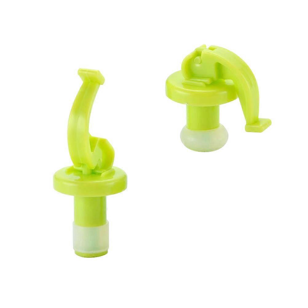 Kitchen Bar Tool Plastic for Bottles 2Pcs Green