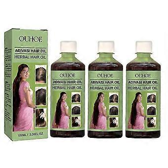 1-3X 100ml Herbal Hair Oil Refreshing Non-greasy Essential Oil For Hair Growth Nourishes Scalp And Stimulates Hair Growth
