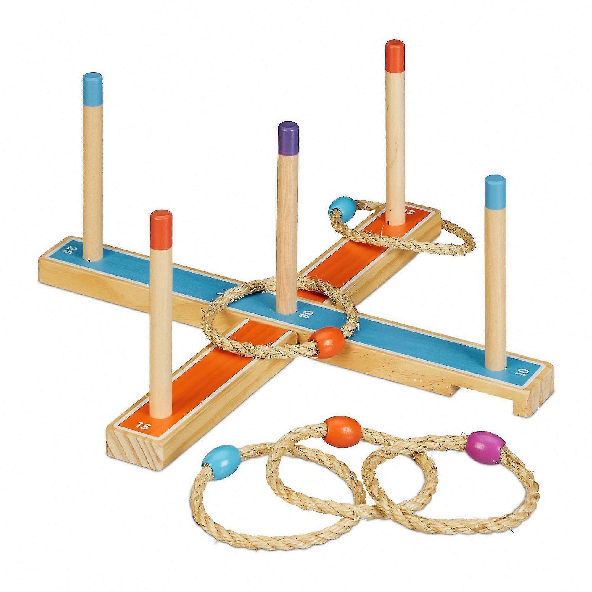 Wooden Ring Toss Game