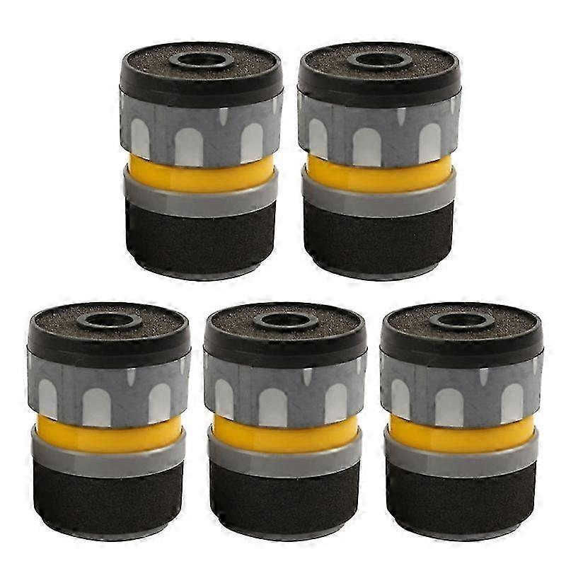 5Pcs/set Dynamic Microphone Core Capsules Replacement Microphone Core Black