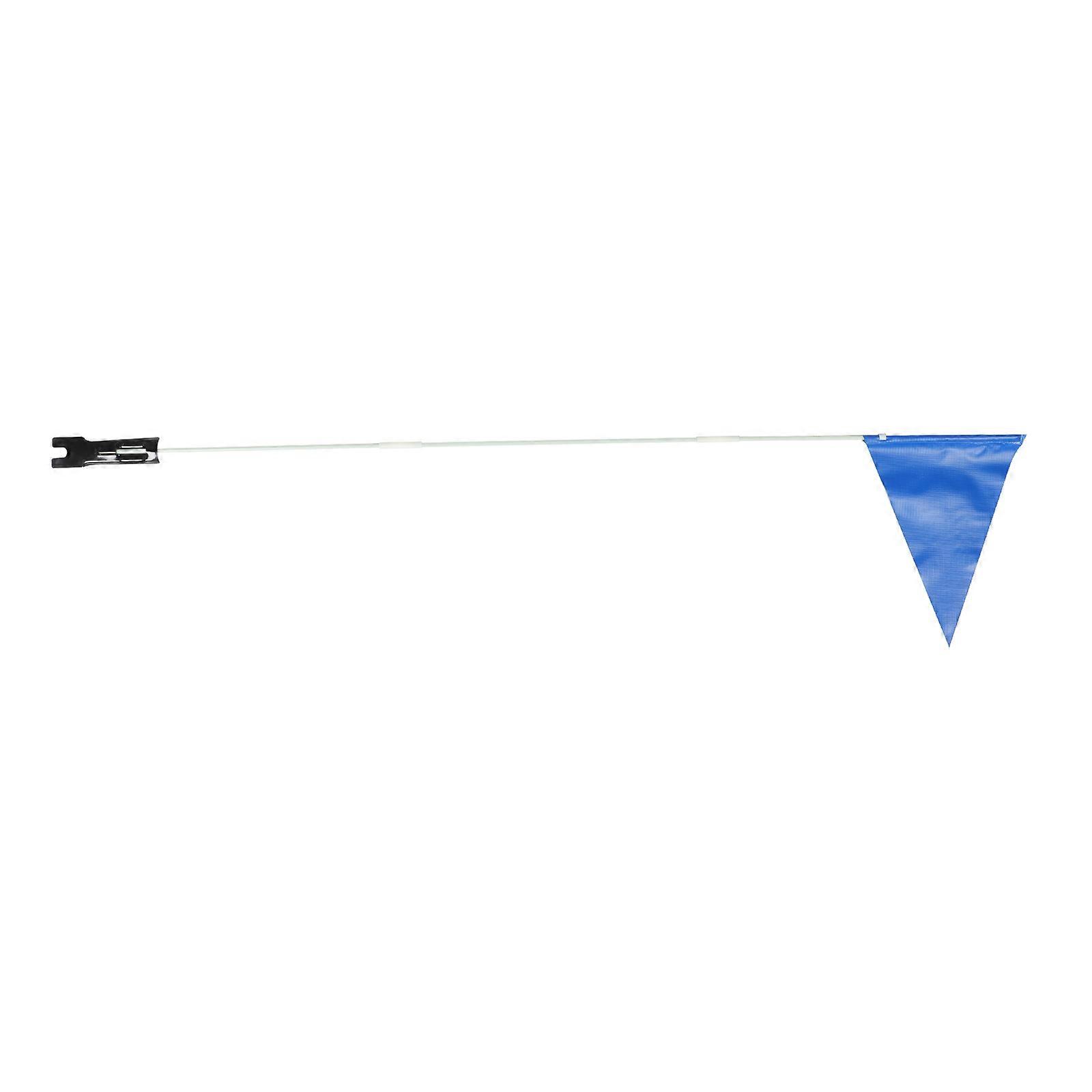 1 Set Bike Safety Flag Adjustable Pole Children's Tail Triangular Adjustable Flag