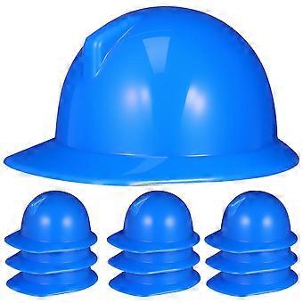 10 sztuk Mini kapelusz budowlany plastikowy mini czapka budowlana lalka ubierać się materiały do zabawy