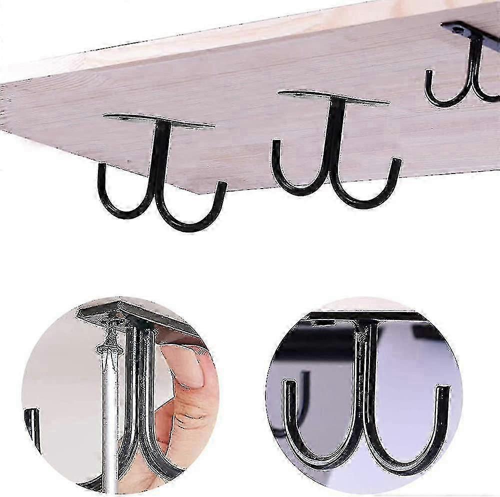 Cup Hanger, Cup Hook, Kitchen Storage Hook, Cup Holder With Screws