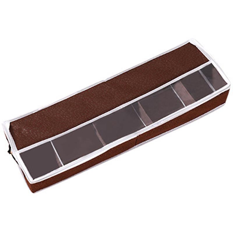 Tidy Under Bed Shoe Storage Organizer Fits 5 Pairs Sturdy Underbed Shoes Closet Container Box With Clear Cover Underbed Compartment Organizer Fits Fam