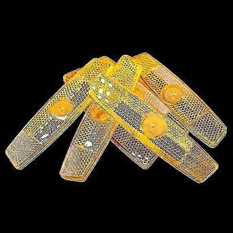 Bicycle Reflectors Set-6pcs Bicycle Wheel Reflector Safety Spoke Reflector Bracket Vintage Clip Warning