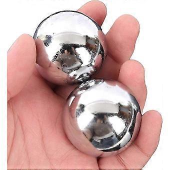 Bolas de Baoding, 2 Bolas de Metal para Meditação e Exercícios Manuais, Ferramenta de Exercícios para Adultos, Homens e Mulheres, Uso Diário, Viagens, Casa e Escritório
