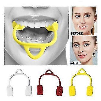 Nutrition gels chews jaw line exerciser facial muscle trainer silicone chew anti wrinkle red