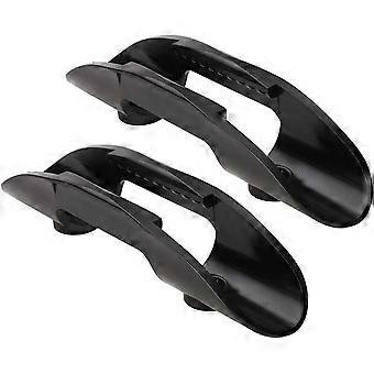 Kayak Paddle Accessories Plastic Paddle Holder Clip Black, Kayak Paddle Clip Universal Kayak Paddle Mount Holder Clip & Fishing Net Clip2 Pcs