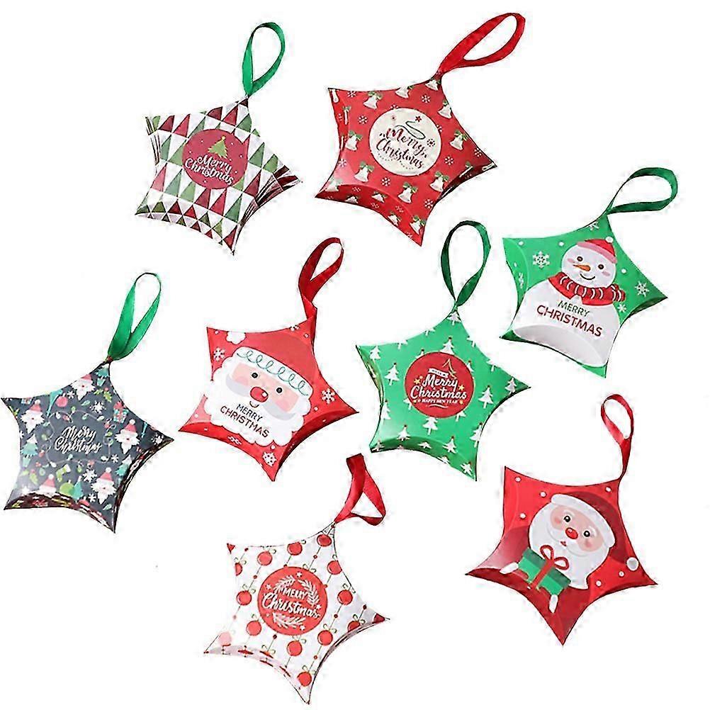 Christmas Storage Container Star Shape Boxes for Storage Use 2Sets 16