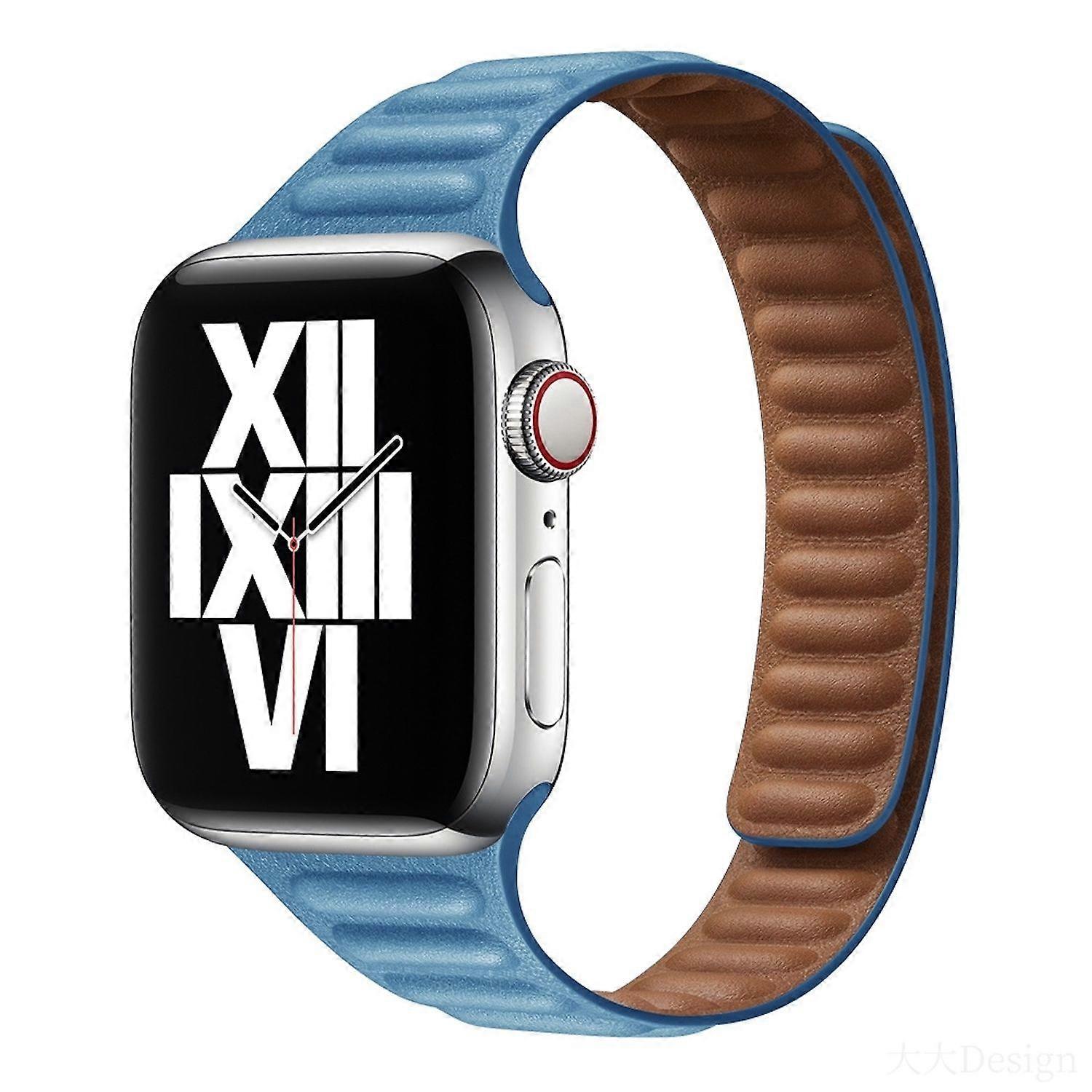 For Apple Watch Series 11 10 42mm / 9 8 7 41mm / 6 SE 5 4 40mm / 3 2 1 38mm Watch Band Light Blue