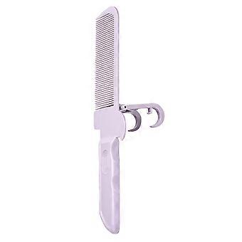 Clipper Comb Hair Cutting Comb for Barber Use 5Pcs Lavender Plastic Combs