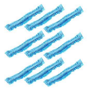 Disposable Shower Caps Waterproof Bath Hats for Home 200Pcs Blue Pe