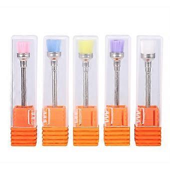 Lot de 5 ttes de brosse de nettoyage pour ponceuse  ongles lectrique