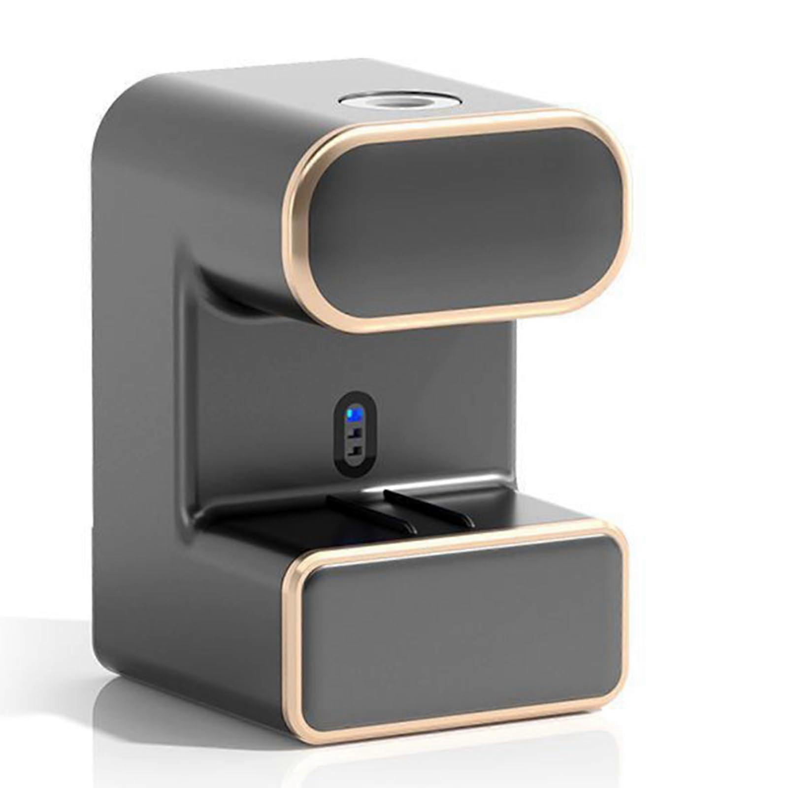 Automatic Toothpaste Dispenser with Smart Touch Sensor, Wall Mounted Design, 3 Brush Slots for Bathroom