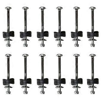 Set of 12 trampoline spacers with screws to secure the trampolinereplacement accessories [MI]