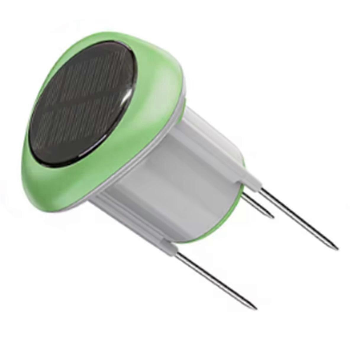 Solar powered soil sensor for agriculture measuring moisture and temperature