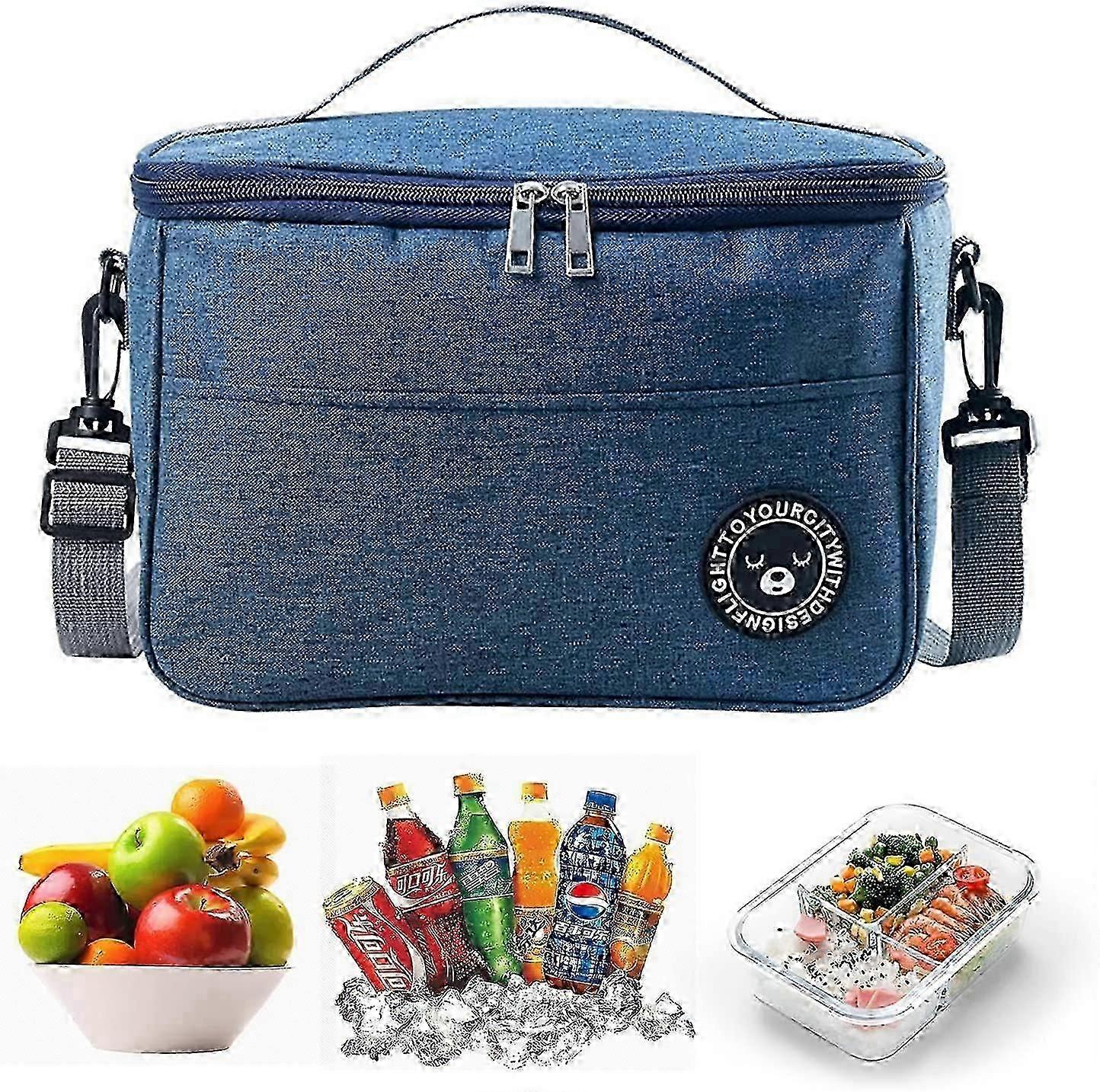 Foldable Cooler Bag, Small Cooler Bag(Navy)