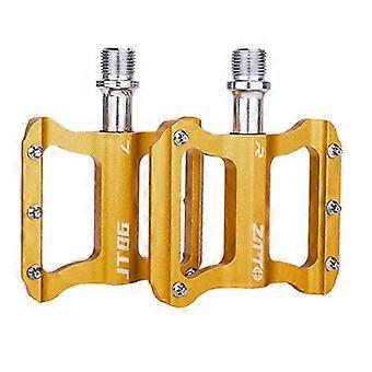 Road Bike Ultralight Flat Pedal Aluminum Alloy Bicycle Bearings Anti-Slip Folding Pedals Cycling G