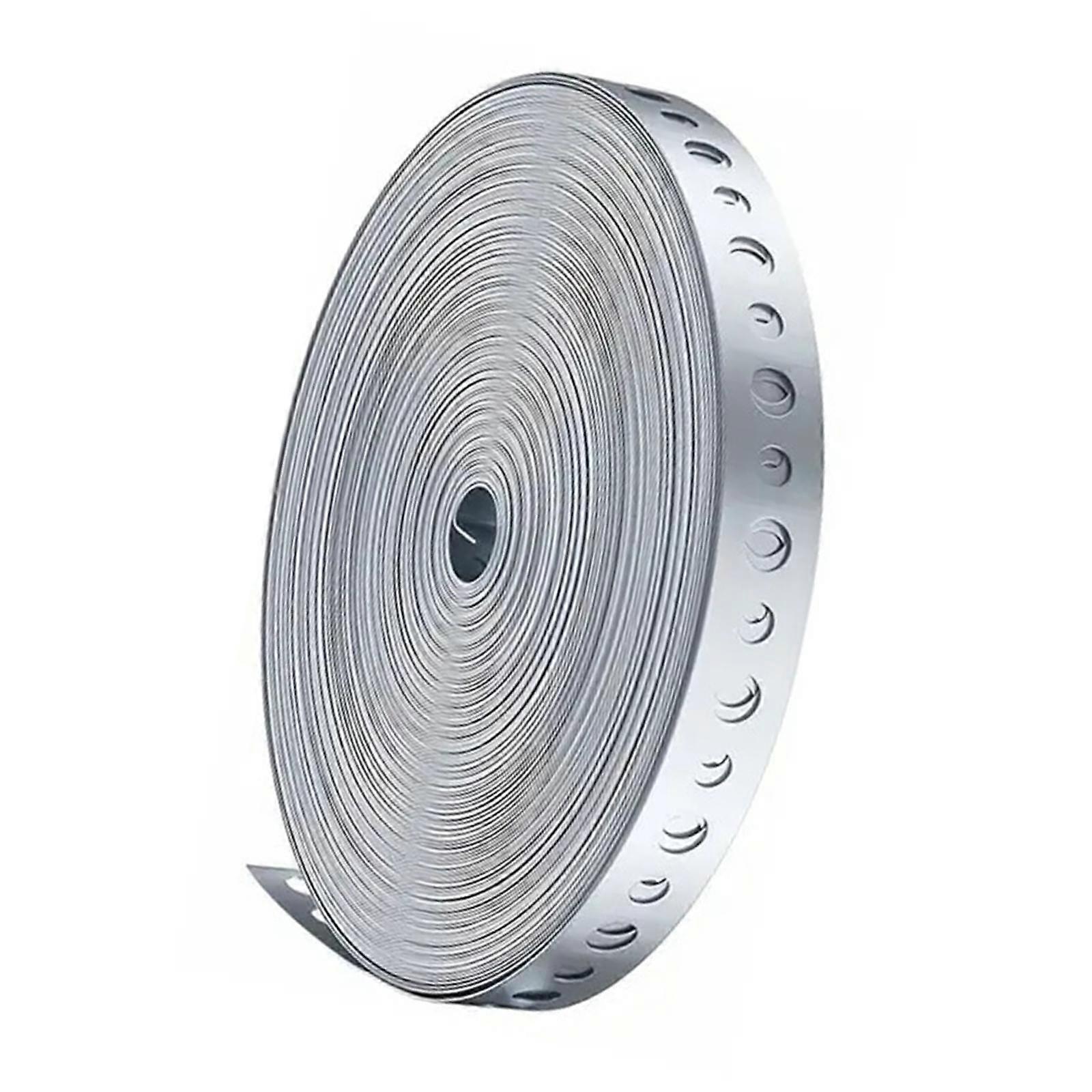 Galvanized Metal Pipe Strap 15M x 18mm Accessory Multifunctional Perforated