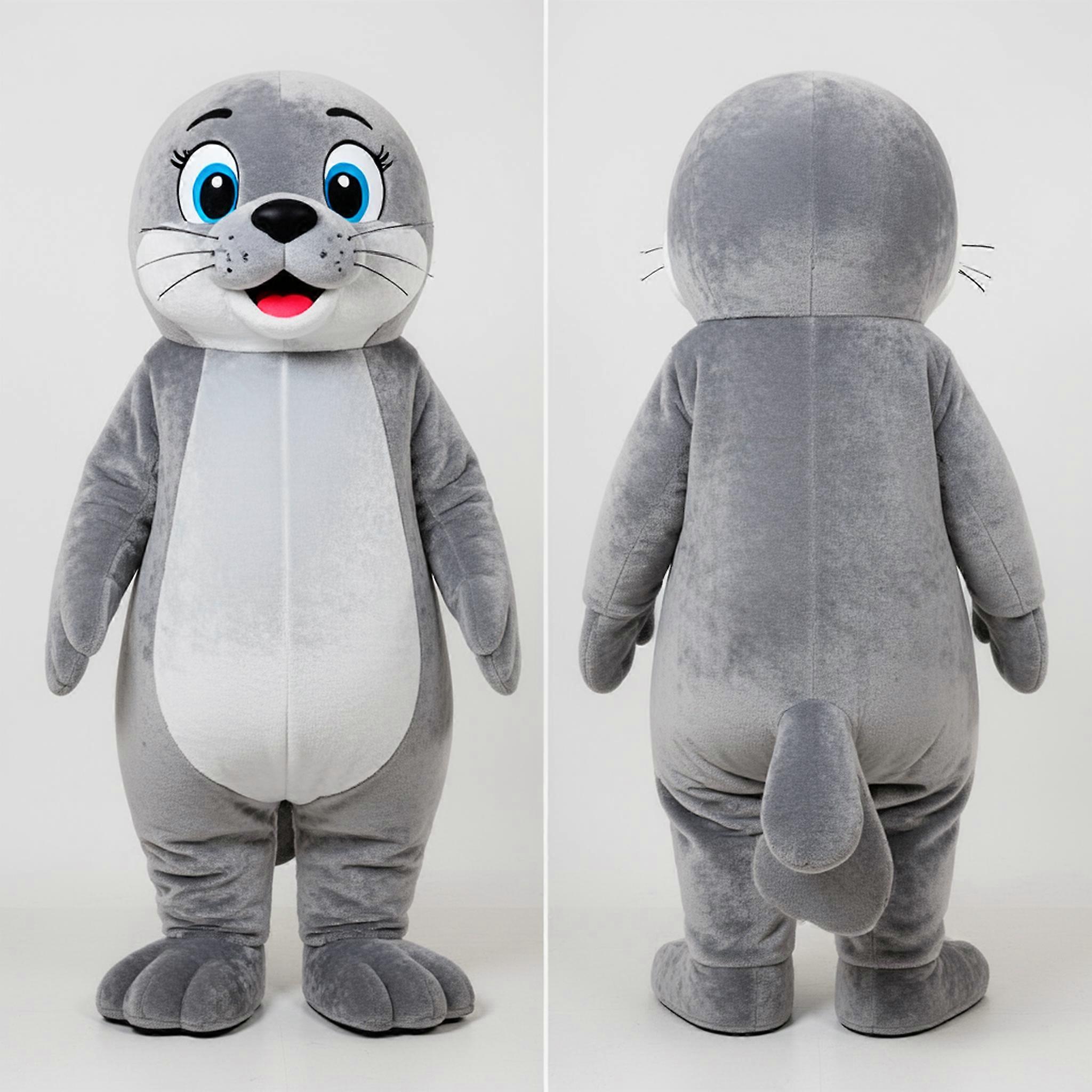 MASTICOT Gray Padded Navy Seal Mascot