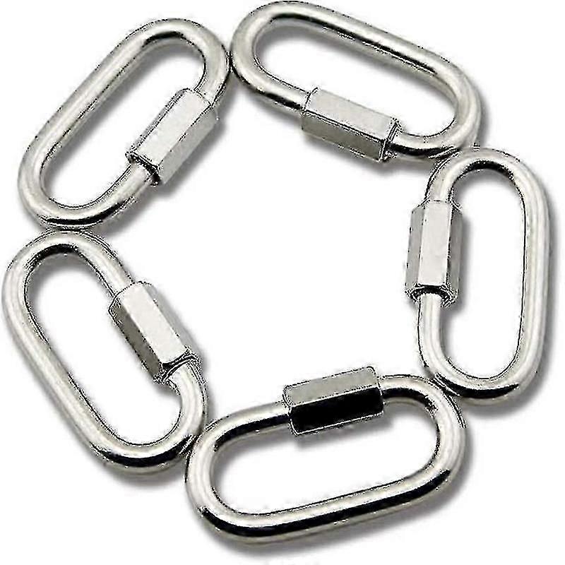 D Shape Quick Link 5pcs Stainless Steel M6 Snap Hook