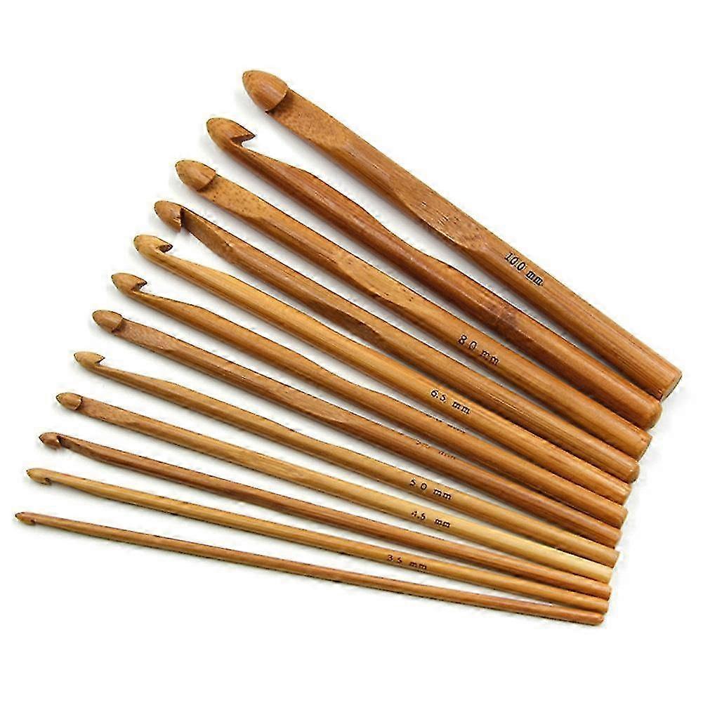 Ergonomic Carbonized Bamboo Hooks
