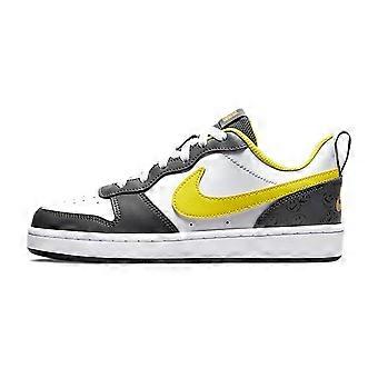 Nike Court Borough Low 2 SE 'White Yellow Strike GS DO6688-100