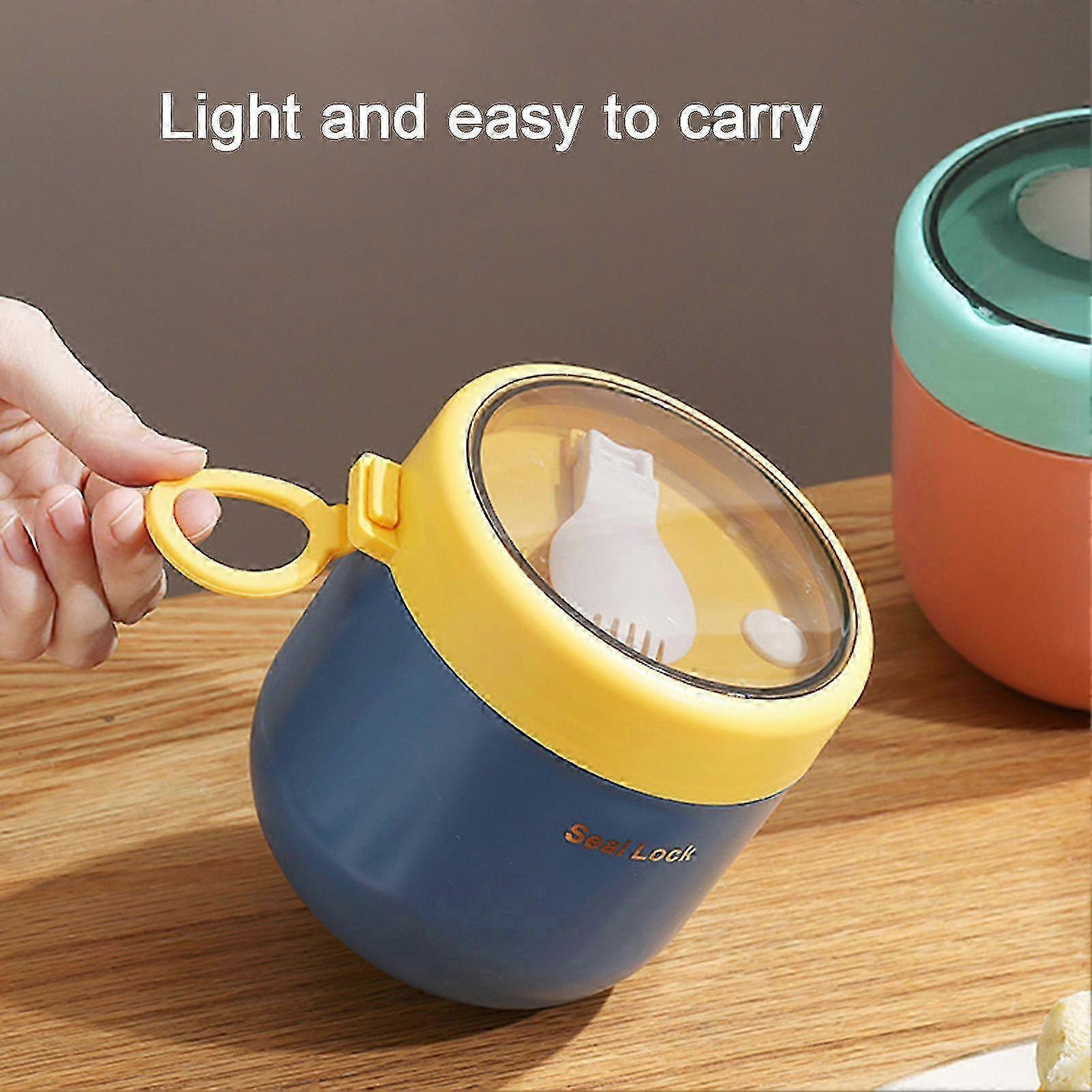 Vacuum-Insulated Oats Jar Leak-Proof