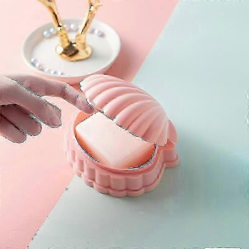 Covered Draining Shell Soap Holder