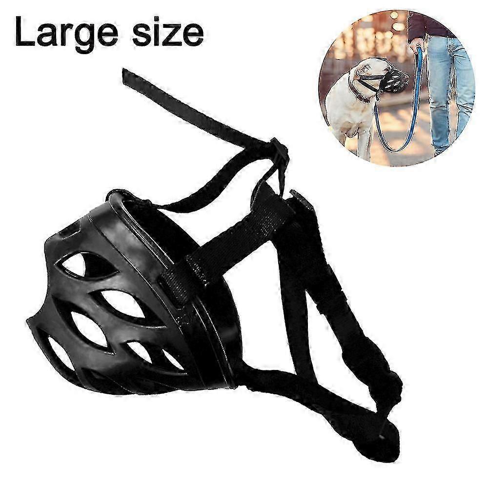 Dog Muzzle Cover, Breathable Basket Muzzles For Small, Medium, Large D