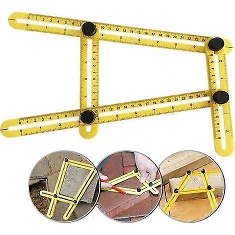 Multi-Angle Template Tool Ruler, Angleizer Template Tool, Multi-Angle Measuring Ruler, Foldable Measuring Ruler, General-Purpose Angleizer Template Ru