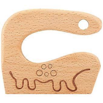 Rounded Wood Kids Knife Safe Fruit Cutter
