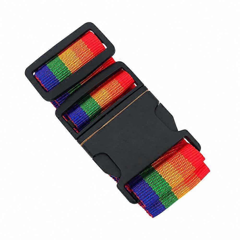 Polyester Luggage Straps, Straight or Cross Wrap, in Solid or Multicolour Designs