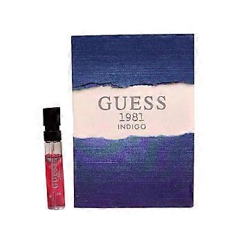 Guess 1981 Indigo Man Eau De Toilette Vials 2ml