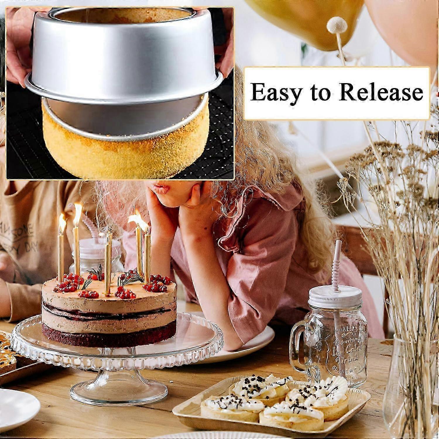 Deep Anodized Aluminum Cake Pans