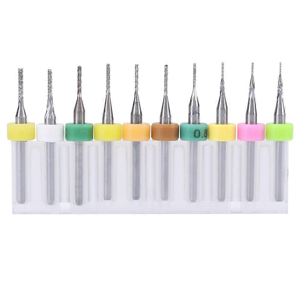 10 stuks 1/8" Engine Mill Graveren Bits voor PCB CNC