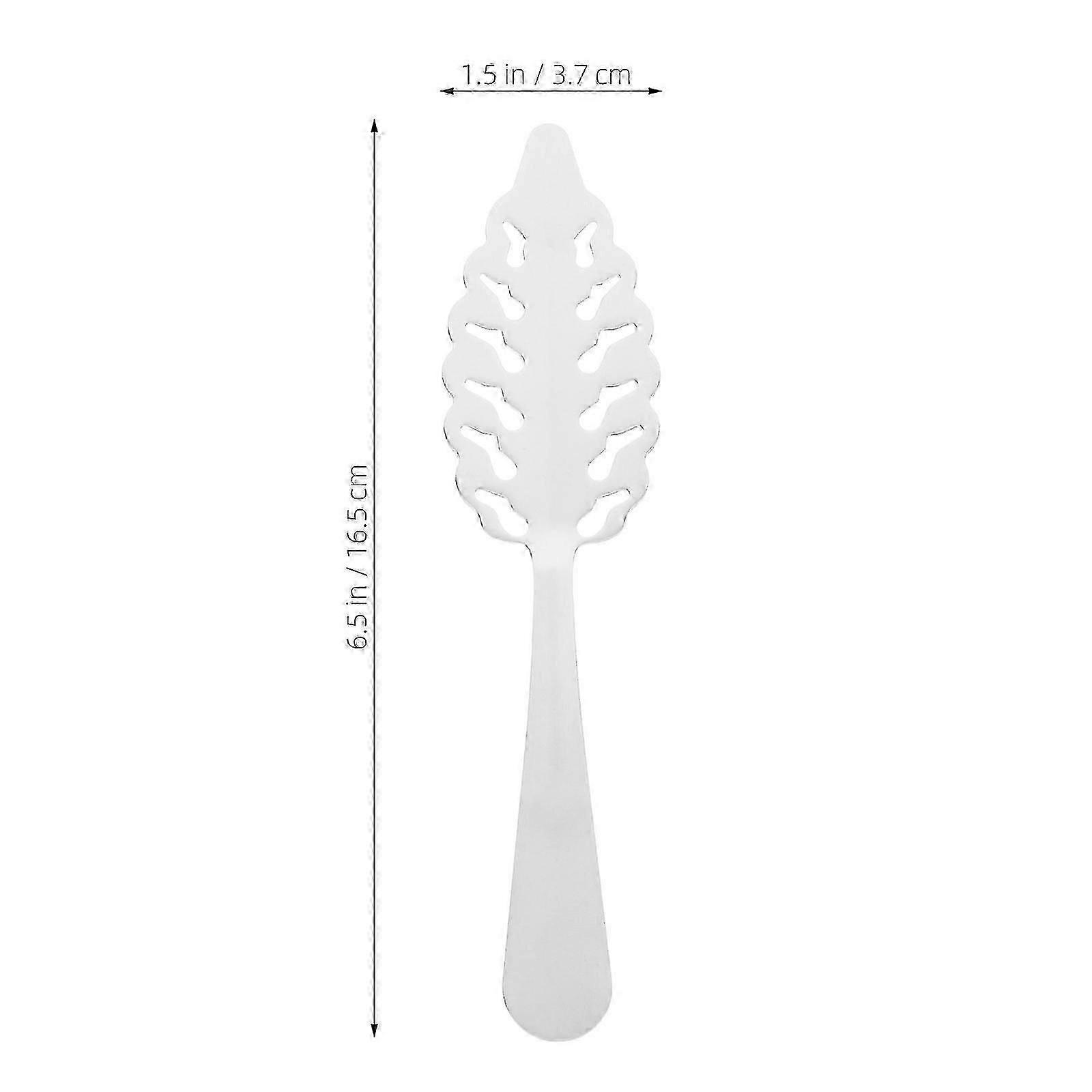 2026  Silver Absinthe Spoon for Bar Serving with Multi-Function Filter