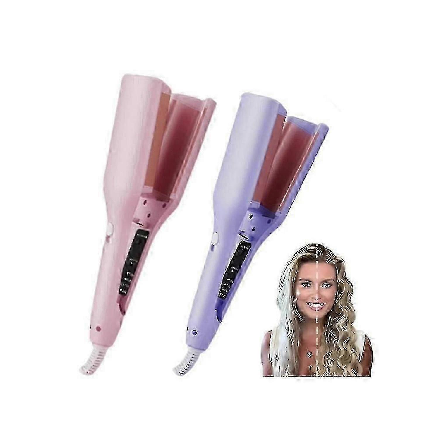Explicitu Hair Styling Tool with Negative Ionic Technology, Anti-Scald Wave Curl