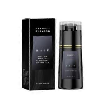 Hair Shampoo (Black) Contains Ginseng Extract, Reishi Mushroom Extract, And Black Sesame Seed Extract