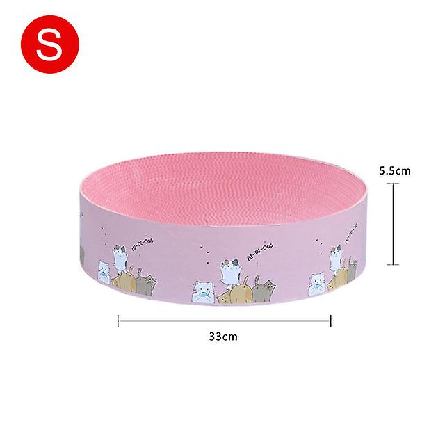 Cat Toy Scratch Pad Corrugated Cat Scratcher Cardboard Scratching Bowl For Kitten Nail Scraper Lounge Couch Bed Modern Design