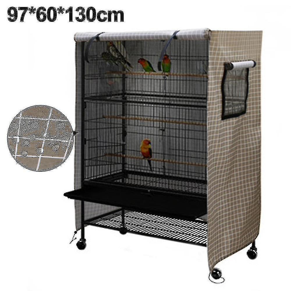 Large Washable Parrot Cage Windproof And Dustproof Night Cover-D